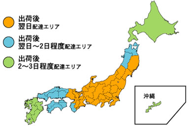 お届けまでの日数について