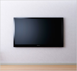 壁掛けテレビ