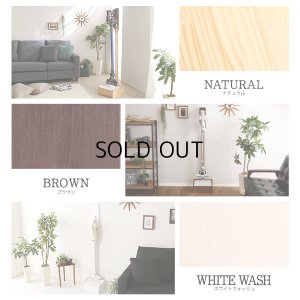 画像5: 【送料無料】壁を傷つけない「立てる」収納  天然木クリーナースタンド　【Sottlie-ソッティーレ】収納BOX付き【代引不可】メーカー出荷