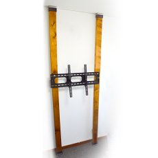 画像1: 賃貸でもOK！【37〜65型対応】テレビ壁掛け金具・DIAWALL・ディアウォール・2ｘ4材セット【ウッディ】WDY-117M (1)