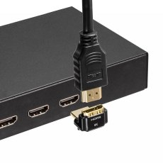 画像5: 【送料無料】HDMIアダプタ HDMI アダプタ L字型 上向き オス メス コネクタ パソコン アクセサリー AD-HD26LU (5)