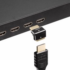 画像5: 【送料無料】HDMIアダプタ HDMI アダプタ L字型 下向き オス メス コネクタ パソコン アクセサリー AD-HD27LD (5)