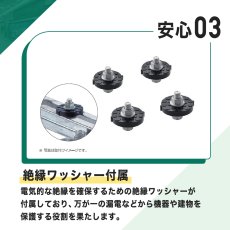 画像8: 平地高置・増設用エアコン室外機架台 塗装仕上げ ルームエアコン B-HTF (8)