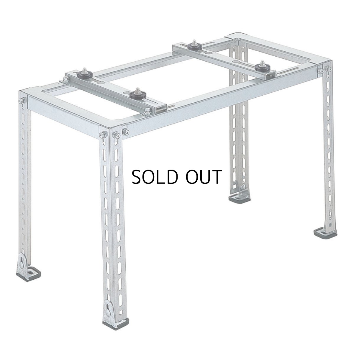 画像2: エアコン室外ユニット用据付架台 平地・傾斜置用 高耐蝕溶融メッキ鋼板 ルームエアコン B-HZAM4 (2)