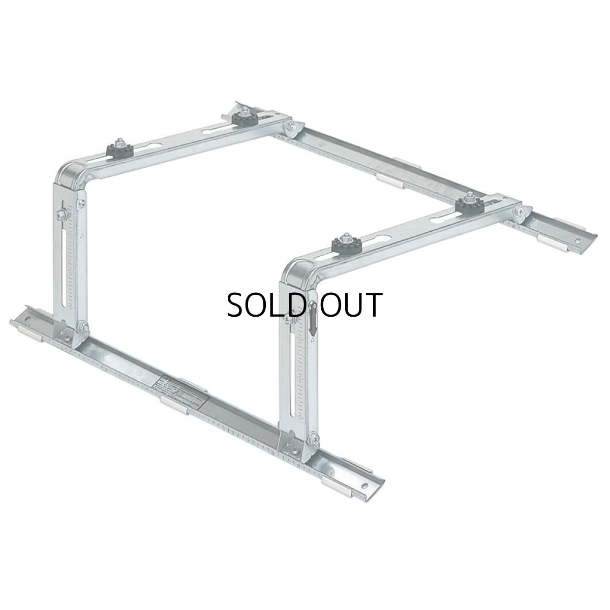 画像1: 傾斜屋根用エアコン架台 エアコン室外ユニット用据付架台 高耐蝕溶融メッキ鋼板 ルームエアコン B-YZAM2 (1)