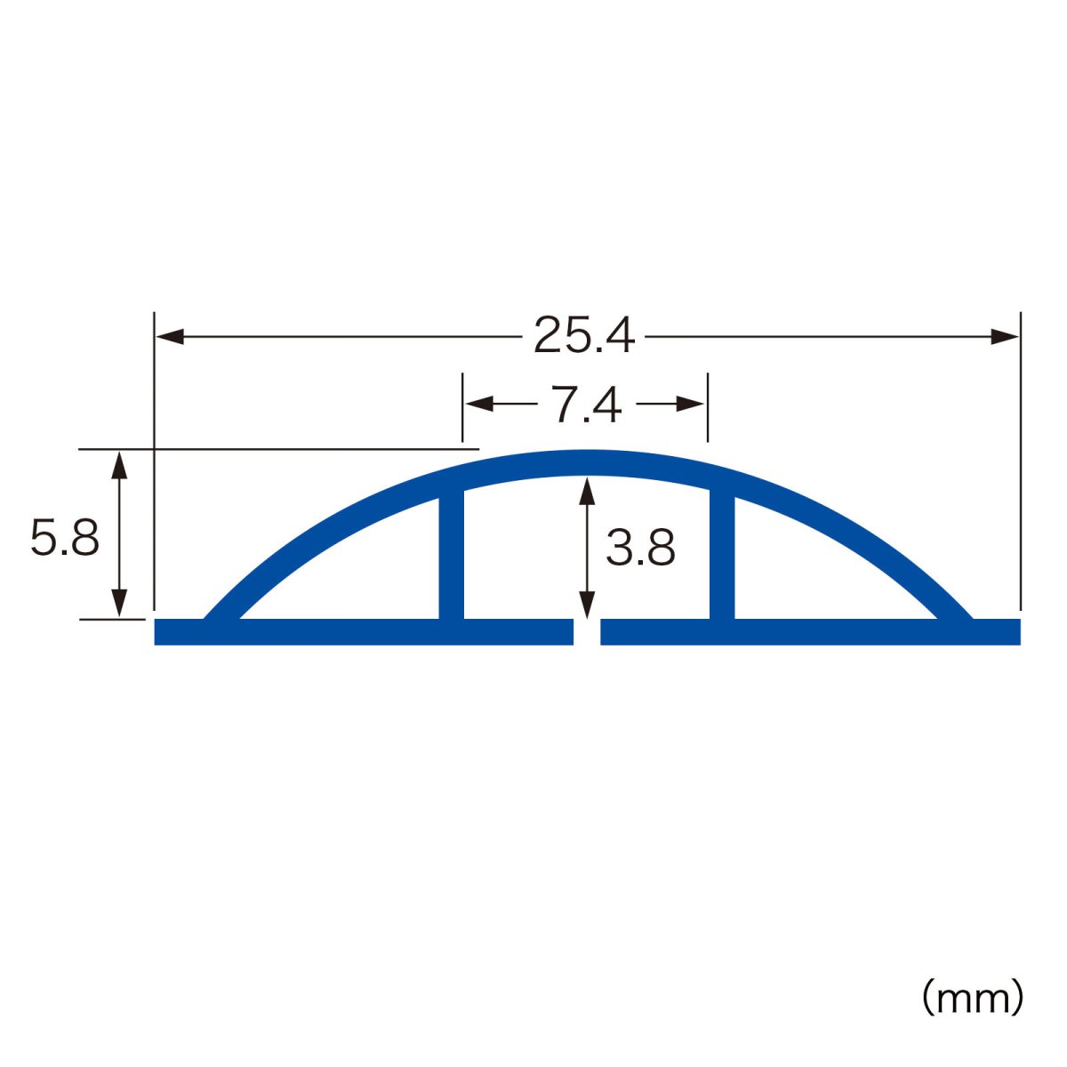 画像4: 【送料無料】ソフトケーブルカバー ケーブルプロテクター ワイヤープロテクター 幅25.4mm 長さ2m DIY 配線 CA-25N2 (4)
