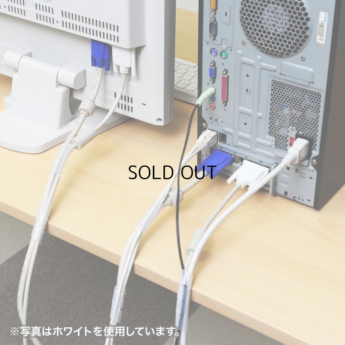 画像3: 【送料無料】ケーブルカバー ケーブルプロテクター ケーブルタイ スパイラル 内寸直径12mm 2m巻き DIY 配線 CA-SP12 (3)