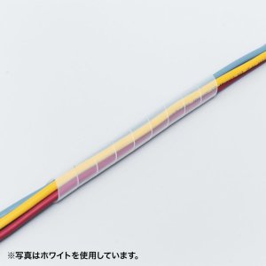 画像4: 【送料無料】ケーブルカバー ケーブルプロテクター ケーブルタイ スパイラル 内寸直径12mm 2m巻き DIY 配線 CA-SP12