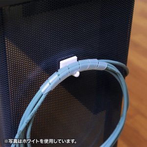 画像6: 【送料無料】ケーブルカバー ケーブルプロテクター ケーブルタイ スパイラル 内寸直径12mm 2m巻き DIY 配線 CA-SP12