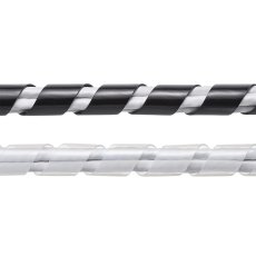 画像1: 【送料無料】ケーブルカバー ケーブルプロテクター ケーブルタイ スパイラル 内寸直径12mm 2m巻き DIY 配線 CA-SP12 (1)