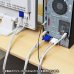 画像2: 【送料無料】ケーブルカバー ケーブルプロテクター ケーブルタイ スパイラル 内寸直径6mm 2m巻き DIY 配線 CA-SP6 (2)