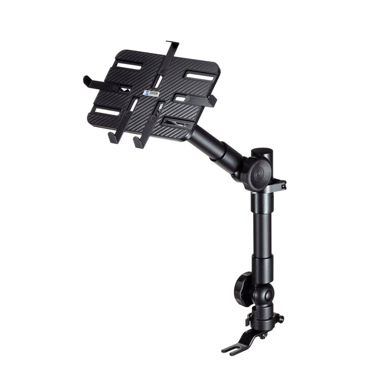 画像1: 【送料無料】タブレット スタンド ipad ホルダー アーム 車 7-11インチ 車載用タブレットスタンド CAR-SPHLD2 (1)