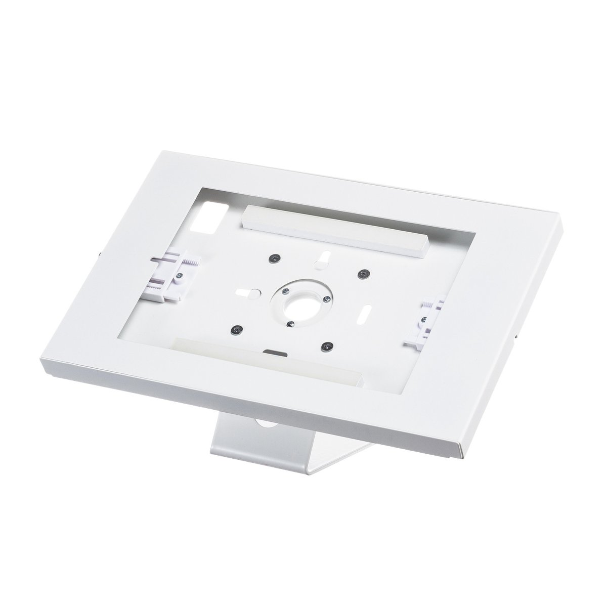 画像2: 【送料無料】タブレット スタンド ipad ホルダー 壁面  鍵付き 9.7-11インチ iPad用スチール製スタンド付きケース CR-LASTIP34 (2)