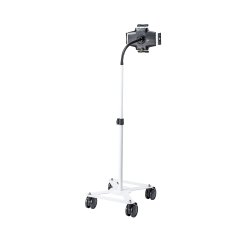 画像13: 【送料無料】タブレット スタンド ipad ホルダー アーム キャスター付き 360度回転 9-13インチ iPad・タブレット用キャスター付スタンド（13インチ対応） CR-LASTTAB34W (13)