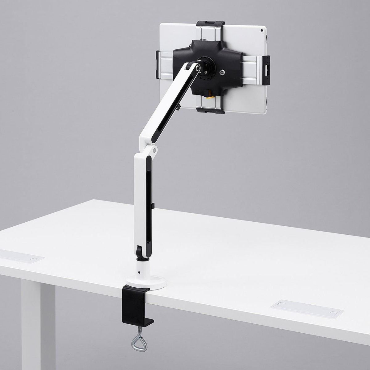 画像5: 【送料無料】タブレット スタンド ipad ホルダー アーム クランプ式 11〜13インチ対応iPad・タブレット用アーム CR-LATAB24 (5)