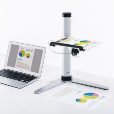 画像2: 【送料無料】タブレット スタンド ipad ホルダー 書画カメラ 無段階 高さ調整 7〜13インチ対応iPad・タブレットステージ CR-LATAB25 (2)