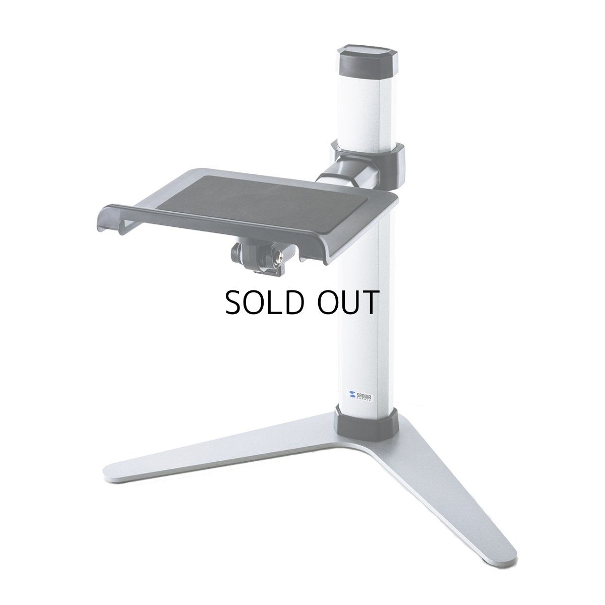 画像1: 【送料無料】タブレット スタンド ipad ホルダー 書画カメラ 無段階 高さ調整 7〜13インチ対応iPad・タブレットステージ CR-LATAB25 (1)