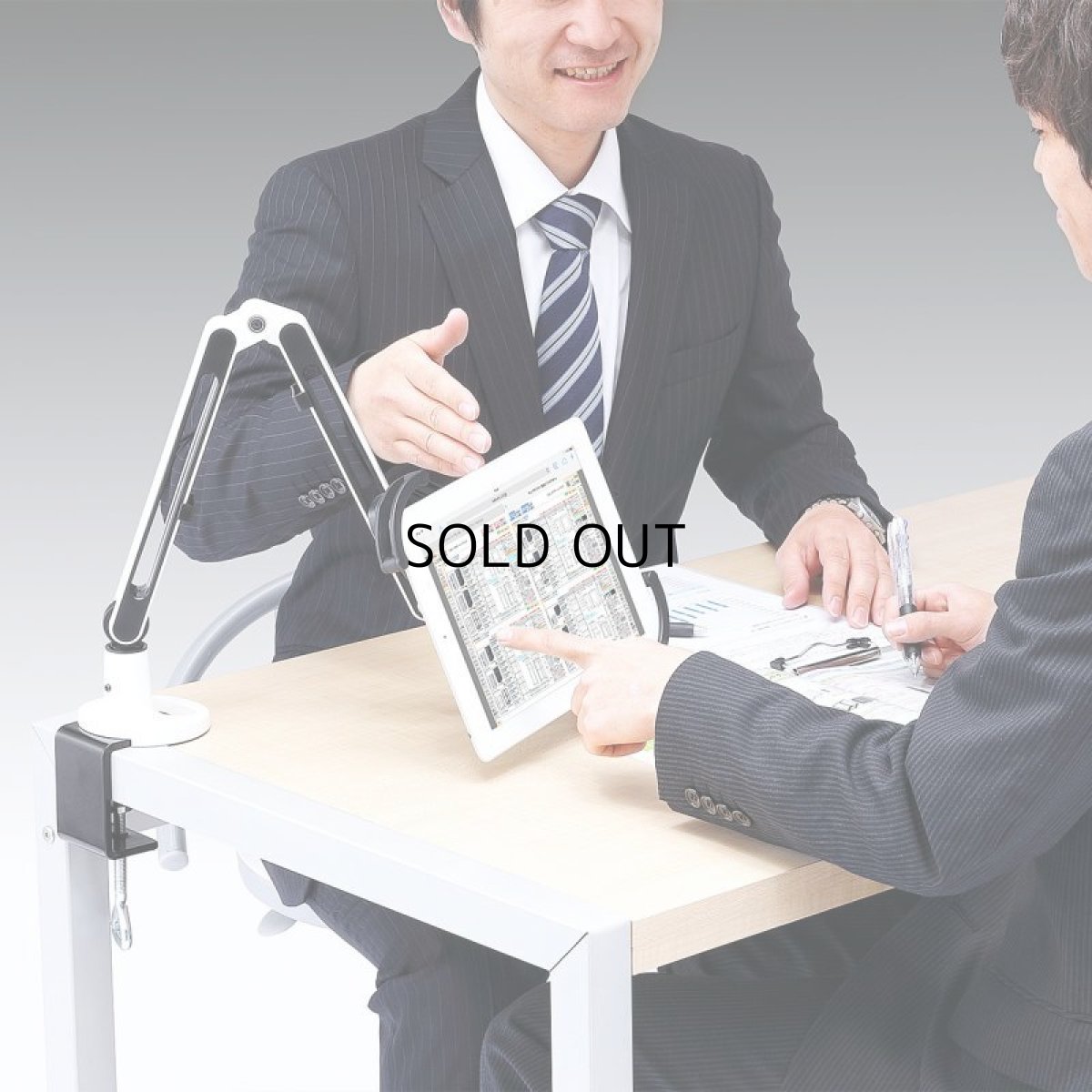 画像12: 【送料無料】タブレット スタンド ipad ホルダー アーム クランプ式 7〜11インチ対応iPad・タブレット用アーム（クランプ式・2本アーム） CR-LATAB9 (12)