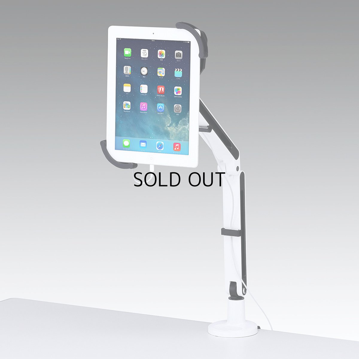 画像4: 【送料無料】タブレット スタンド ipad ホルダー アーム クランプ式 7〜11インチ対応iPad・タブレット用アーム（クランプ式・2本アーム） CR-LATAB9 (4)