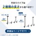 画像7: 【45〜55型対応】店舗向け ディスプレイ天吊り金具 ２画面用  - DSC-MLL02 (7)