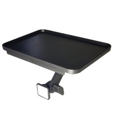 画像1: 【3kgまでOK】 テレビ・モニター上シェルフ ラック 取り付け簡単 ズレにくい LS-SHV01 (1)