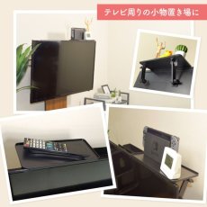 画像7: 【3kgまでOK】 テレビ・モニター上シェルフ ラック 取り付け簡単 ズレにくい LS-SHV02 (7)