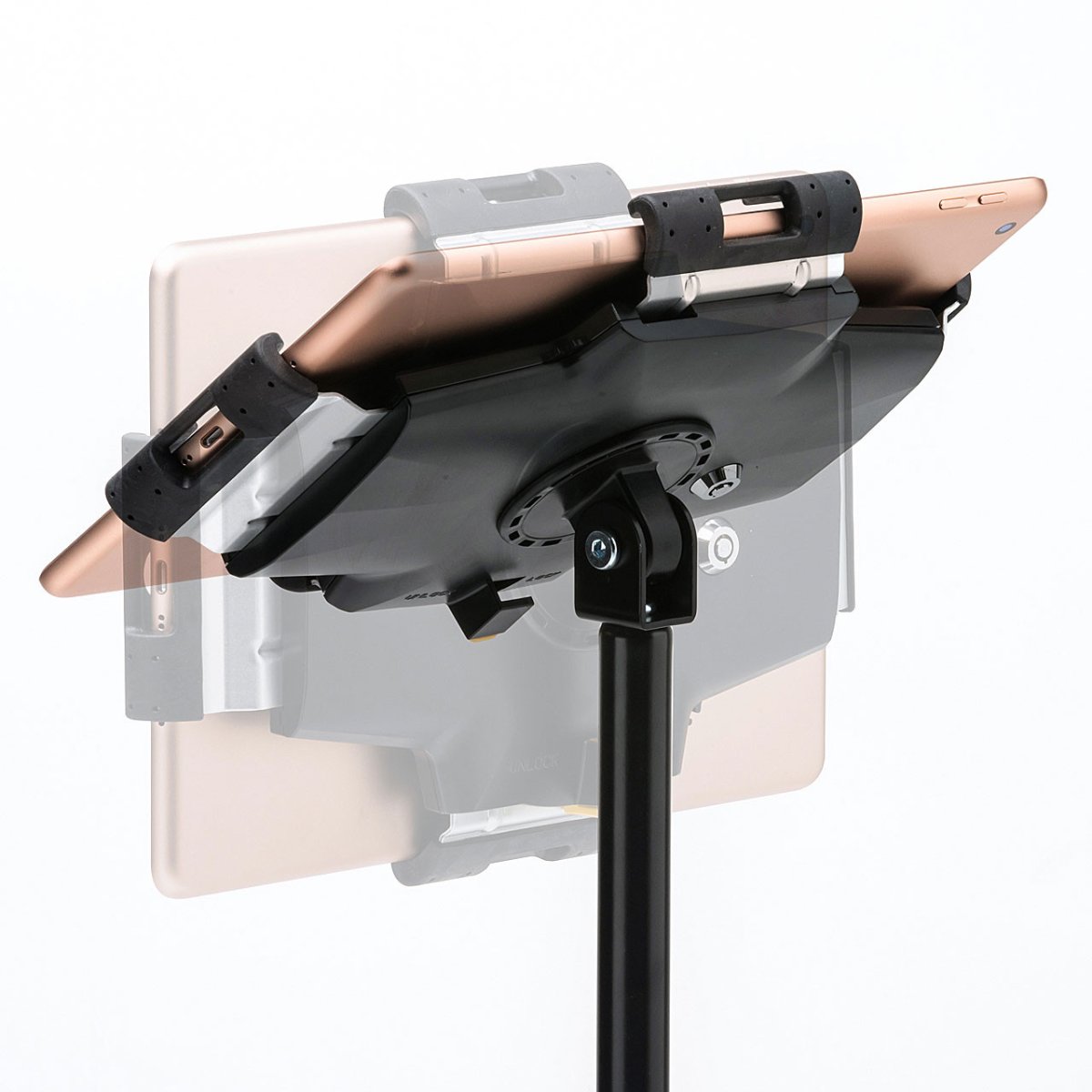 画像8: 【送料無料】タブレット スタンド ipad ホルダー 鍵付き ポール 7-13インチ 鍵付きタブレットスタンド MR-TABST17 (8)