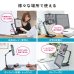 画像4: 【送料無料】タブレット スタンド ipad ホルダー 高さ 角度調整 2関節 360度回転 6-13インチ タブレット用アームスタンド（ペントレー付き） PDA-STN67