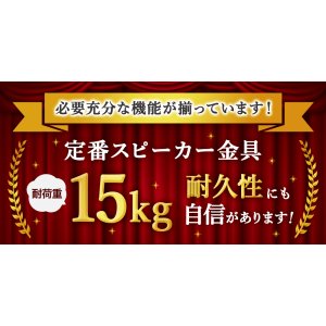 画像3: スピーカー 壁掛け 天吊り  送料無料 角度調節 - SPK-PRZ01