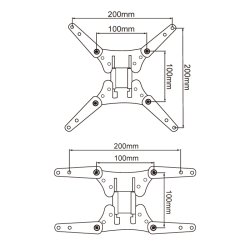 画像5: VESA拡張アタッチメント adaptor-1　テレビ壁掛け金具　壁掛けテレビ