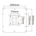 画像5: VESA拡張アタッチメント adaptor-2　テレビ壁掛け金具　壁掛けテレビ (5)