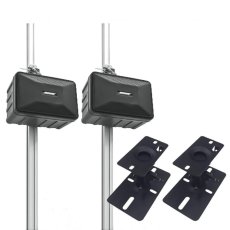 画像1: エアーポール2本とスピーカー取付け金具(ペア)のセット商品 AP-SWB101-2 (1)