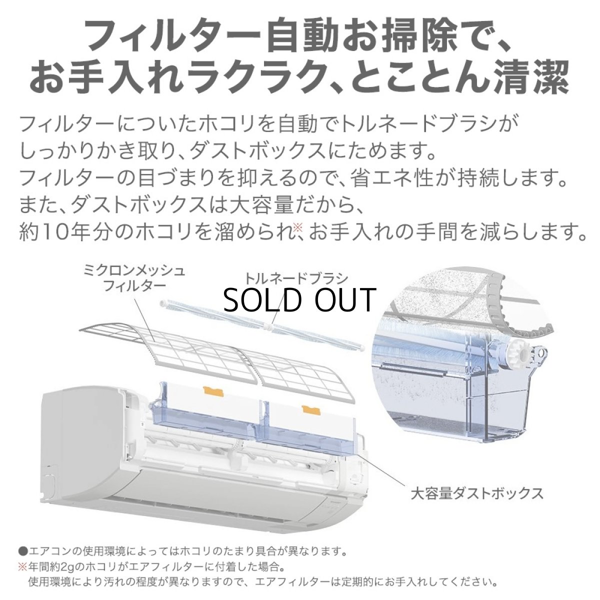 画像4: シャープ(SHARP) エアコン 18畳用 シャープ Vシリーズ AY-U56V2 ホワイト系 配送のみ/設置工事なし (4)