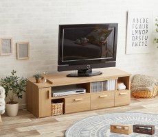 画像2: 【送料無料】テレビ台 ローボード テレビボード 壁寄せ 壁寄せテレビ おしゃれ 送料無料 102018 (2)