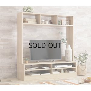 画像2: 【送料無料】テレビ台 ハイタイプ テレビボード 壁寄せ 壁寄せテレビ おしゃれ 壁面収納 送料無料 134001