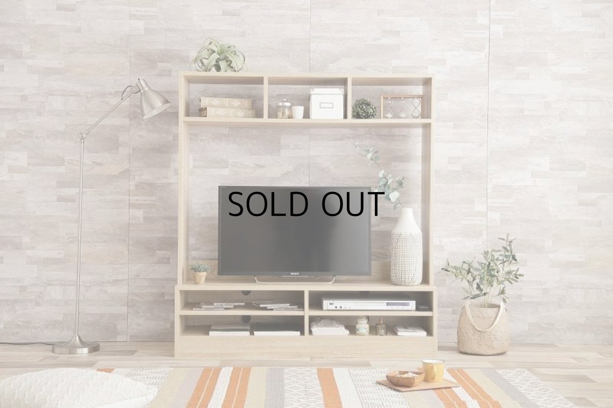 画像3: 【送料無料】テレビ台 ハイタイプ テレビボード 壁寄せ 壁寄せテレビ おしゃれ 壁面収納 送料無料 134001 (3)