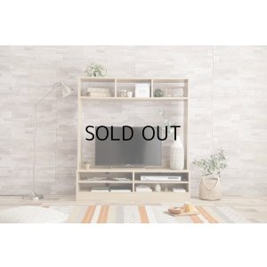 画像3: 【送料無料】テレビ台 ハイタイプ テレビボード 壁寄せ 壁寄せテレビ おしゃれ 壁面収納 送料無料 134001