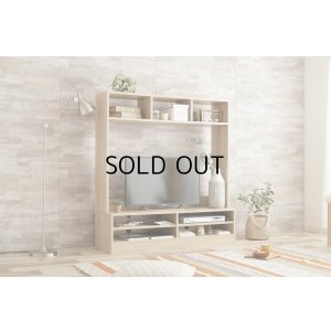 画像4: 【送料無料】テレビ台 ハイタイプ テレビボード 壁寄せ 壁寄せテレビ おしゃれ 壁面収納 送料無料 134001