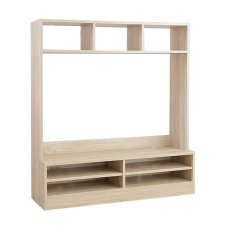 画像1: 【送料無料】テレビ台 ハイタイプ テレビボード 壁寄せ 壁寄せテレビ おしゃれ 壁面収納 送料無料 134001 (1)