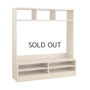 画像1: 【送料無料】テレビ台 ハイタイプ テレビボード 壁寄せ 壁寄せテレビ おしゃれ 壁面収納 送料無料 134001