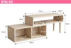 画像11: 【送料無料】テレビ台 ローボード テレビボード 壁寄せ 壁寄せテレビ おしゃれ 送料無料 134002 (11)