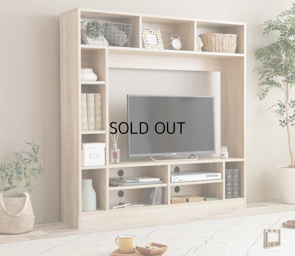 画像2: 【送料無料】テレビ台 ハイタイプ テレビボード 壁寄せ 壁寄せテレビ おしゃれ 壁面収納 送料無料 134003 (2)