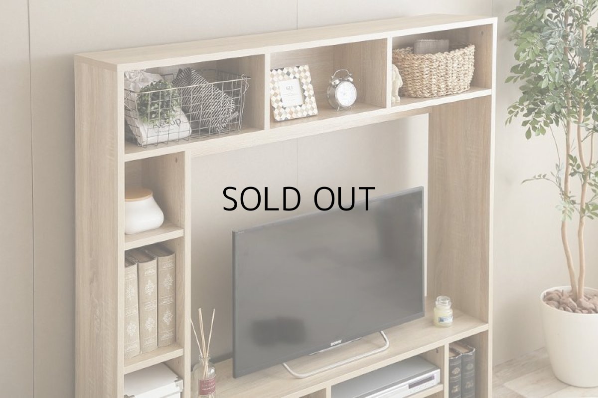 画像6: 【送料無料】テレビ台 ハイタイプ テレビボード 壁寄せ 壁寄せテレビ おしゃれ 壁面収納 送料無料 134003 (6)