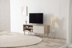 画像4: 【送料無料】テレビ台 ローボード テレビボード 壁寄せ 壁寄せテレビ おしゃれ 送料無料 134009 (4)