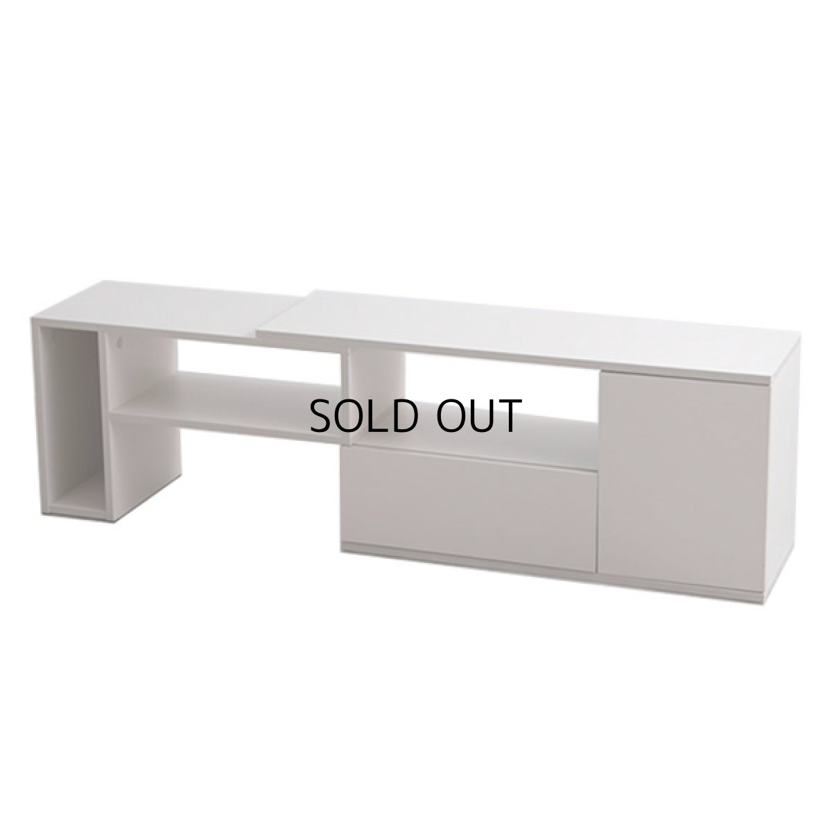 画像1: 【送料無料】テレビ台 ローボード テレビボード 壁寄せ 壁寄せテレビ おしゃれ 送料無料 134031 (1)