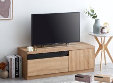 画像2: 【送料無料】テレビ台 ローボード テレビボード 壁寄せ 壁寄せテレビ おしゃれ 送料無料 153002 (2)