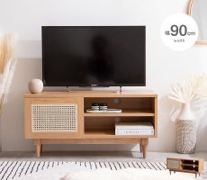 画像2: 【送料無料】テレビ台 ローボード テレビボード 壁寄せ 壁寄せテレビ おしゃれ 送料無料 160005 (2)