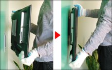 画像7: 【12〜26型対応】VESA規格対応テレビ壁掛け金具 角度固定薄型 - LCD-110【VESA(横×縦)：75×75/100×100mm】 (7)