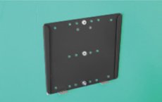 画像9: 【12〜32型対応】VESA規格対応テレビ壁掛け金具 角度固定薄型 - LCD-111【VESA(横×縦)：75×75/100×100/100×200/200×100/200×200mm】 (9)