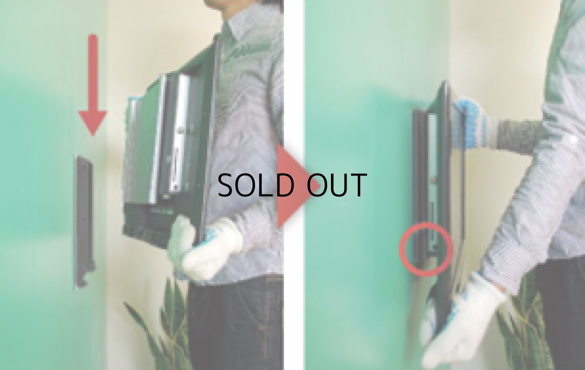 画像11: 【12〜32型対応】VESA規格対応テレビ壁掛け金具 角度固定薄型 - LCD-111【VESA(横×縦)：75×75/100×100/100×200/200×100/200×200mm】 (11)